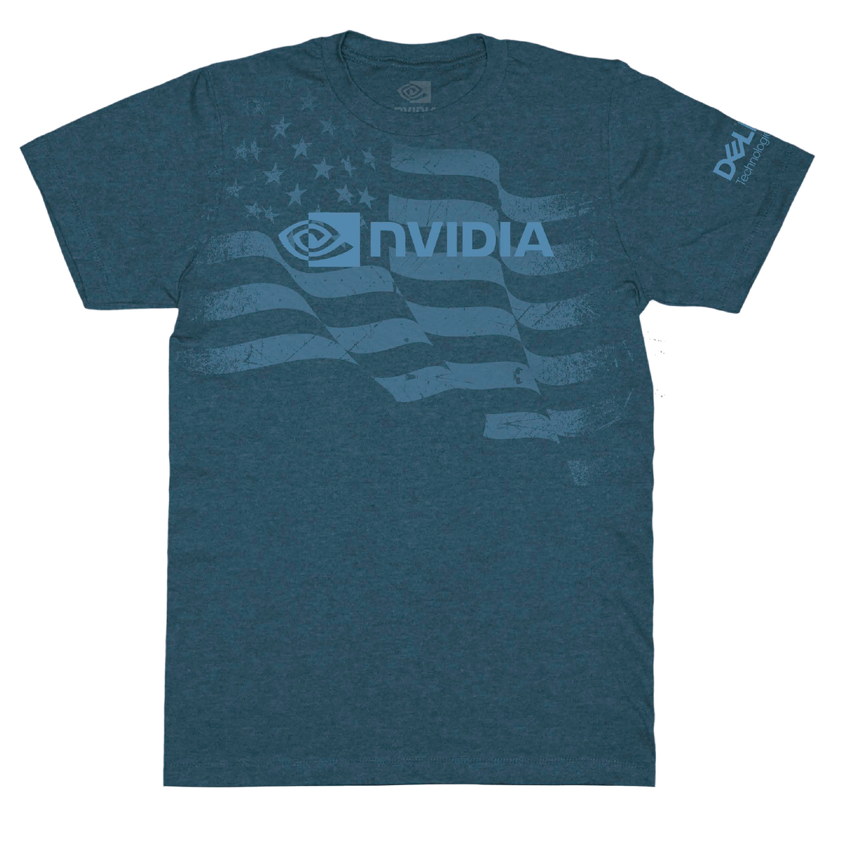 Dell Federal Flag T-Shirt - Navy Heather