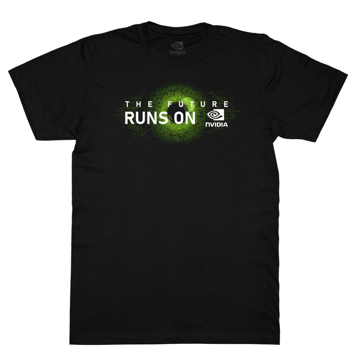 NVIDIA FUTURE RUNS ON NVIDIA TEE  Black